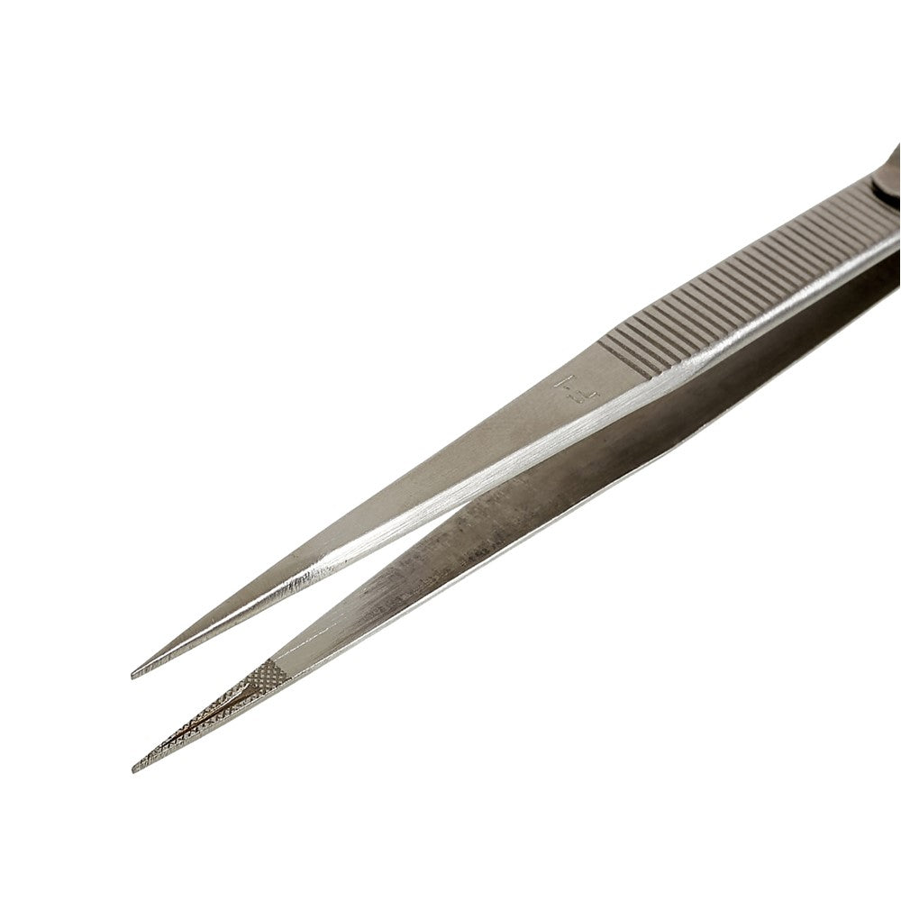 BEST BST-F1 202 Stainless Steel Tweezers Slide Buckle Design Diamond Gem Jewelry Making Craft Tool