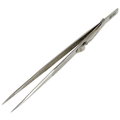 BEST BST-F1 202 Stainless Steel Tweezers Slide Buckle Design Diamond Gem Jewelry Making Craft Tool