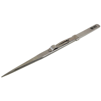 BEST BST-F1 202 Stainless Steel Tweezers Slide Buckle Design Diamond Gem Jewelry Making Craft Tool