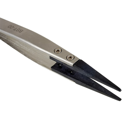 BEST BST-00 Anti-Static Tweezers PPS Plastic Head Tweezers Mobile Phone Tablet Precision Repairing Tool