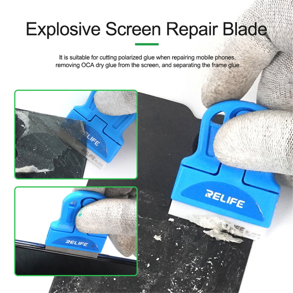 RELIFE RL-023A Preservative Screen Repair Blade High Hardness Ceramic Glue Remover for Mobile Phones