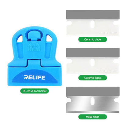 RELIFE RL-023A Preservative Screen Repair Blade High Hardness Ceramic Glue Remover for Mobile Phones