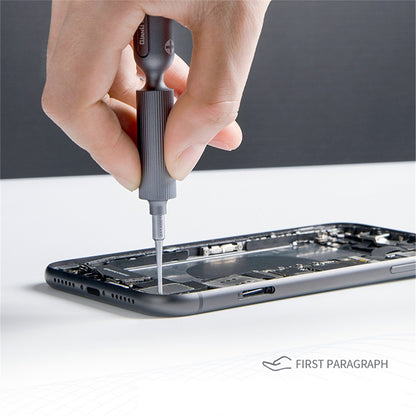 QIANLI 3D Screwdriver with Magnetic Bit Head Non-Slip Screwdriver Maintenance Repair Tool for Mobile Phones