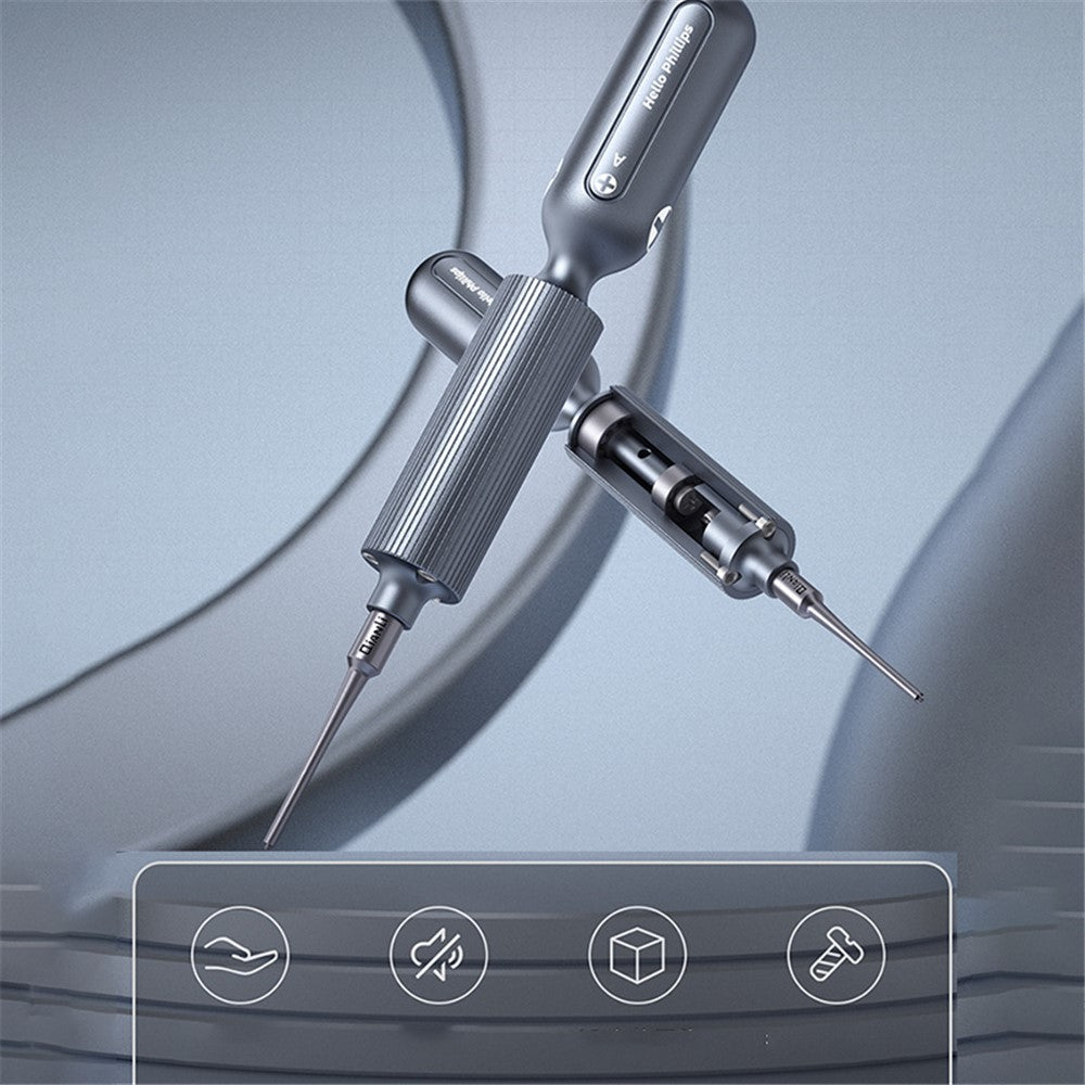 QIANLI 3D Screwdriver with Magnetic Bit Head Non-Slip Screwdriver Maintenance Repair Tool for Mobile Phones