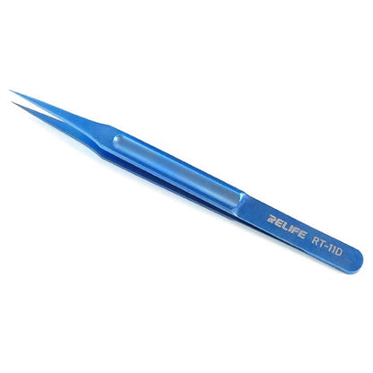 RELIFE RT-11D Ultra-lightweight Precision Tweezers Titanium Alloy Maintenance Tools for Mobile Repair
