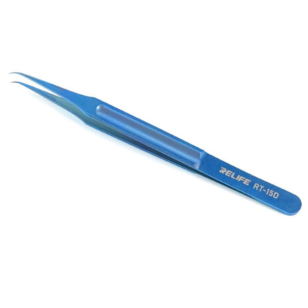 RELIFE RT-15D Ultra-lightweight Tweezers Titanium Alloy Super Sharp Precision Repair Tools