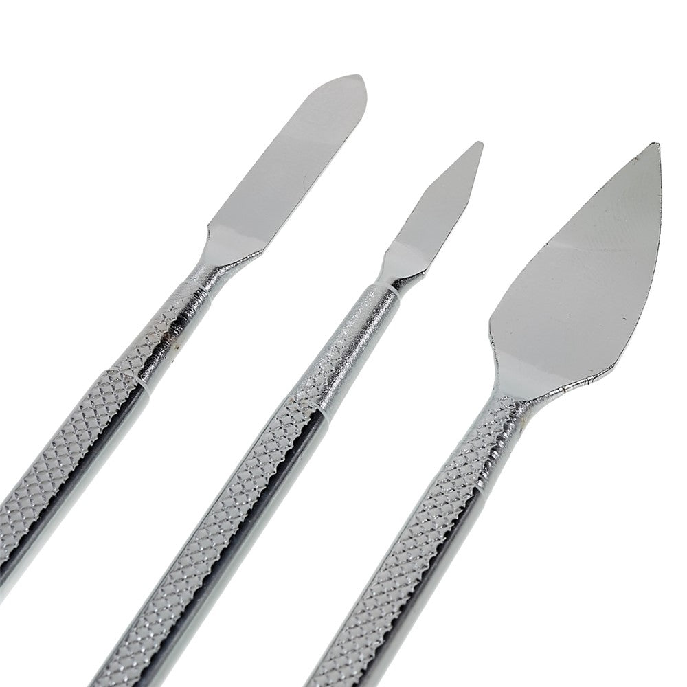 BEST 3Pcs / Set Metal Crowbar Phone Laptop Tablet Screen Repairing Battery Opening Glue Removal Pry Tools