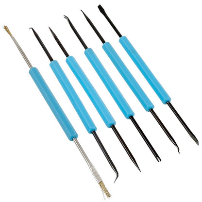 BEST 6Pcs / Set Desoldering Aid Tool PCB Circuit Board Soldering Welding Auxiliary Tools Repairing Kit
