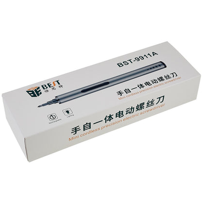 BEST BST-9911A Professional Rechargeable Magnetic Electric Screwdriver Repair Tool with LED Light