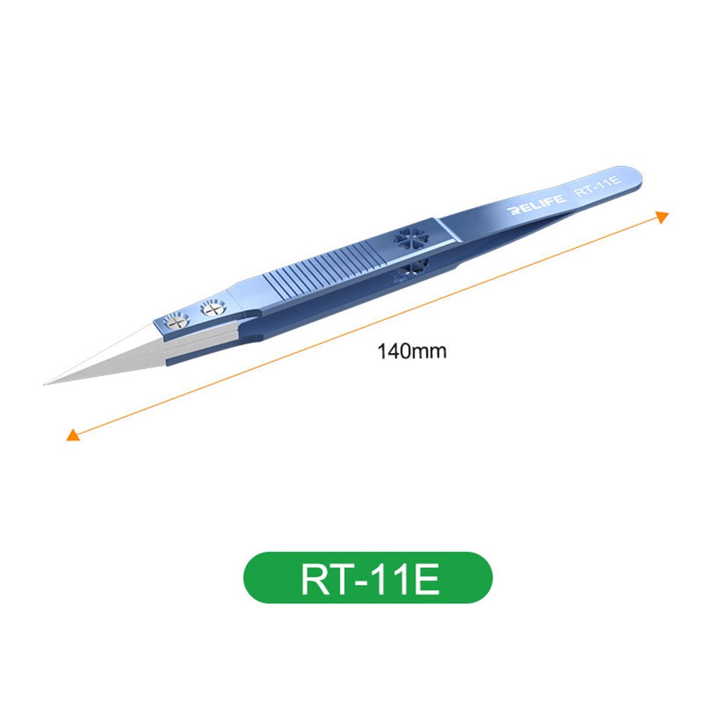 RELIFE RT Precision Ceramic Tweezers Titanium Alloy High Temperature Resistant Tweezers