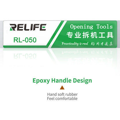 RELIFE RL-050 Metal Opening Pry Tool Bar Opener Spudger Scraper Knife for Smart Phone Screen