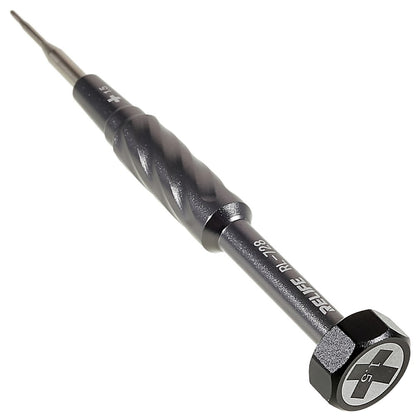 RELIFE RL-728 S2 Steel Screwdriver Mobile Phone Repair Tool Anti-slip Handheld Screwdriver Strong Magnetic Adsorption