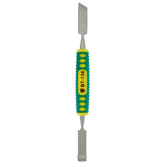 BEST BT-136 Metal Spudger Double-headed Pry Bar Hand Tool Tablet Phone Disassemble Repair Tool