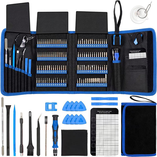 120 Bits Cellphone Repair Tool Kit for iPhone, iPad, Camera Precision Screwdriver Set