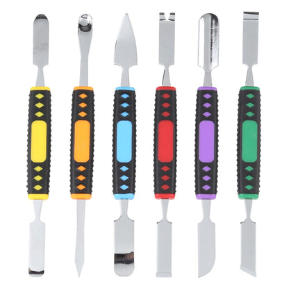 6Pcs / Set Metal Crowbar Phone Laptop Tablet Screen Opening Glue Removal Pry Tools Kit