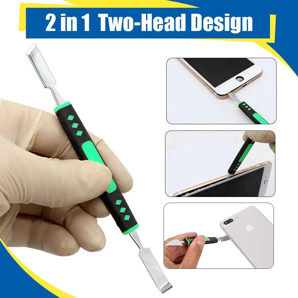 6Pcs / Set Metal Crowbar Phone Laptop Tablet Screen Opening Glue Removal Pry Tools Kit