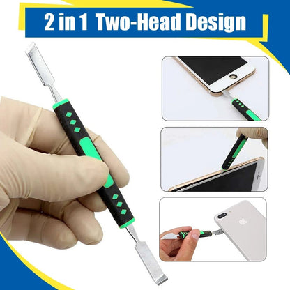 6Pcs / Set Metal Crowbar Phone Laptop Tablet Screen Opening Glue Removal Pry Tools Kit