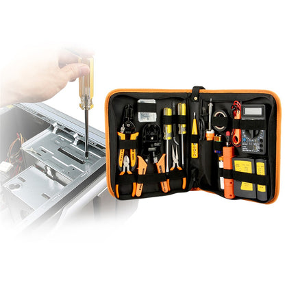 JAKEMY JM-P15 17-in-1 Network Repair Tool Kit Electroprobe Electric Soldering Iron Wire Crimping Pliers Set