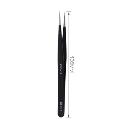 BEST 9Pcs Precision Tweezers Set Anti-Slip Metal Tweezers Kit Multi-Standard Tweezers for Lab, Electronics, Jewelry