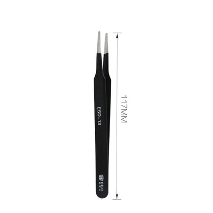 BEST 9Pcs Precision Tweezers Set Anti-Slip Metal Tweezers Kit Multi-Standard Tweezers for Lab, Electronics, Jewelry