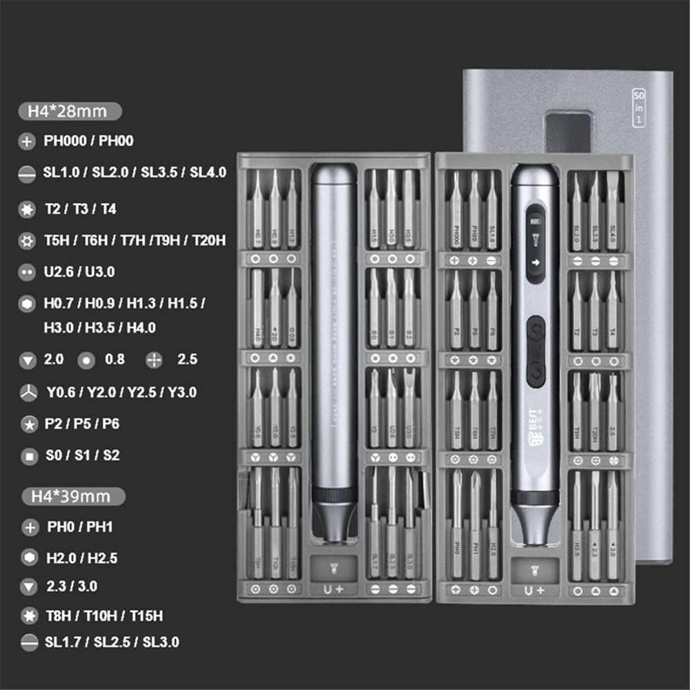 BEST BST-9933A Electric Precision Screwdriver Set with 48 Bits, Screwdriver Repair Tools Kit