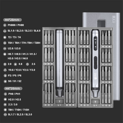 BEST BST-9933A Electric Precision Screwdriver Set with 48 Bits, Screwdriver Repair Tools Kit