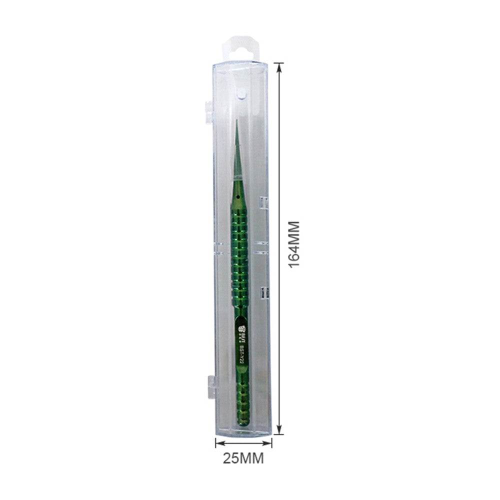 BEST BST-Y22 Titanium Alloy Fine Tip Straight Tweezers Electronic Device Repair Tool
