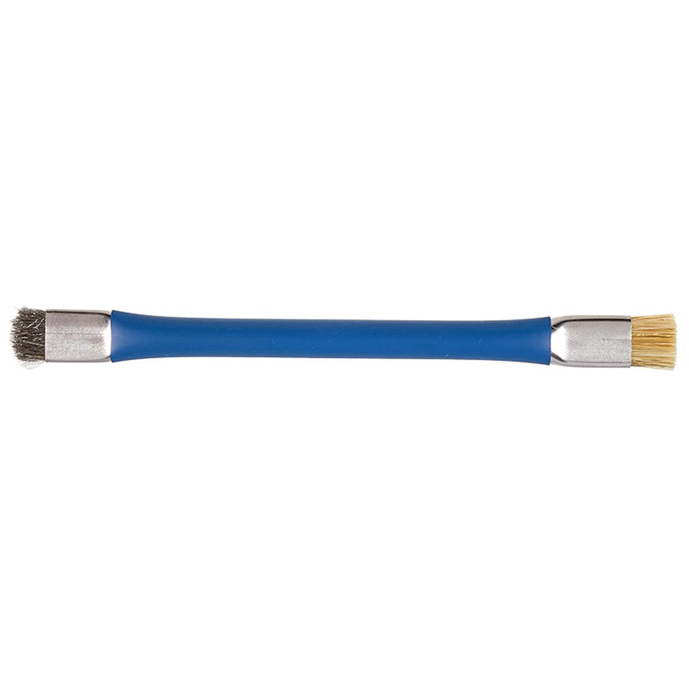 BEST Double-Head Brush Steel Wire Bristle Glue Removal Cleaning Brush Phone Repair Tool