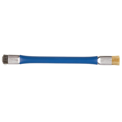 BEST Double-Head Brush Steel Wire Bristle Glue Removal Cleaning Brush Phone Repair Tool