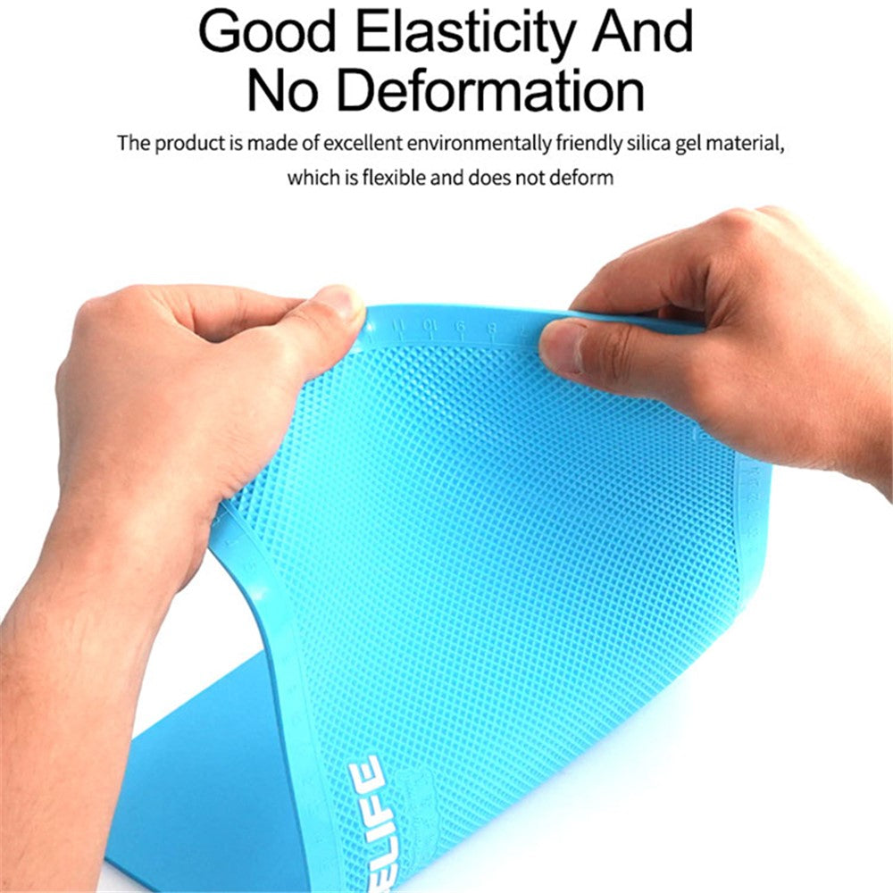 RELIFE RL-004D Mobile Phone Film Installation Anti-Slip Pad Phone Repair Desktop Silicone Anti-skid Mat