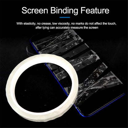 SUNSHINE 50m x 10mm Adhesive No Trace Clear Tape for Phone Tablet LCD Screen