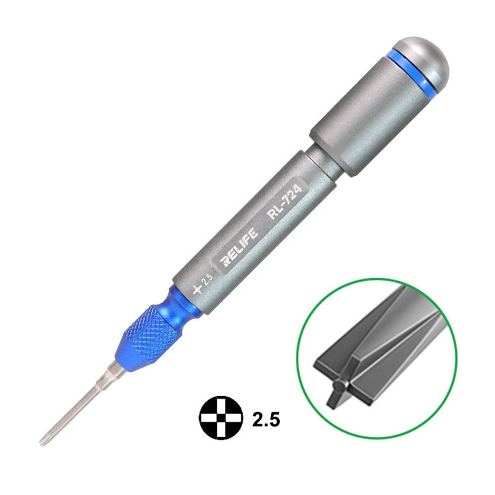 RELIFE RL-724A 5Pcs Torque Screwdriver Set for Cell Phone, Tablets Handheld High Precision Screwdriver Repair Tools
