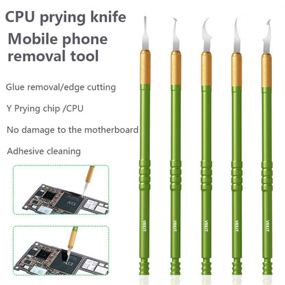 VBEST VBST-79A 5-in-1 CPU Pry Knife Kit Mobile Phone Motherboard IC Chip Glue Remove Repair Tool