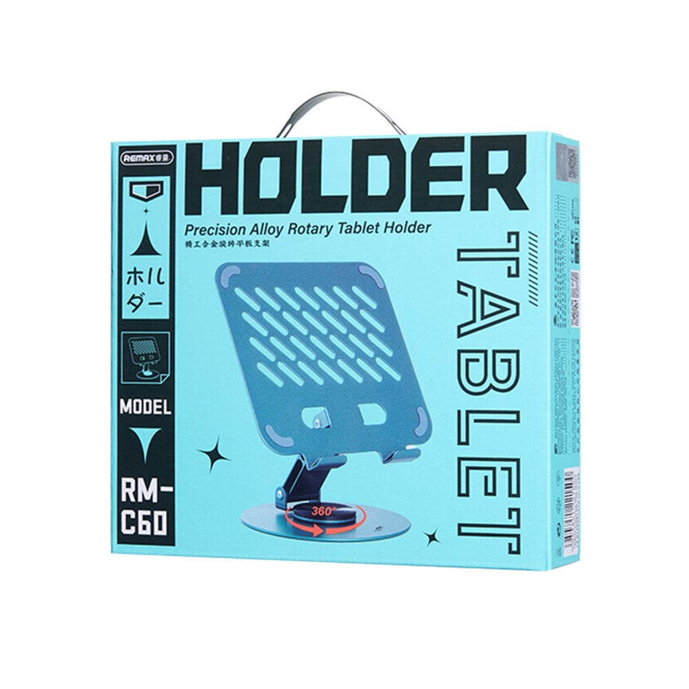 REMAX RM-C60 Precision Alloy Rotating Tablet Stand Heat Dissipation Hollow Full Metal Holder