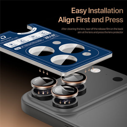 DUX DUCIS For iPhone 17 Pro Max / iPhone 17 Pro Camera Lens Protector  HAWK Series Tempered Glass Lens Protector