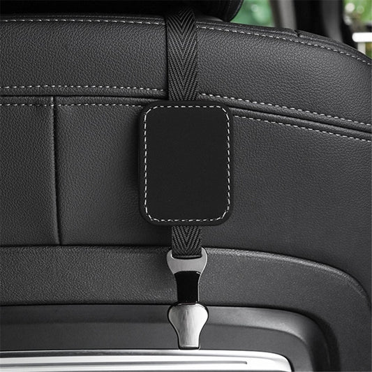 Car Headrest Hook Seat Back Hanger Suede Multifunction Storage Hook Auto Interior Organizer