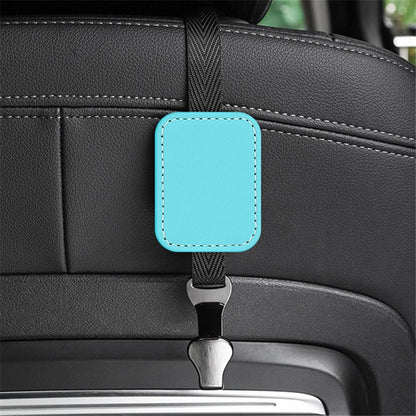 Car Headrest Hook Seat Back Hanger Suede Multifunction Storage Hook Auto Interior Organizer