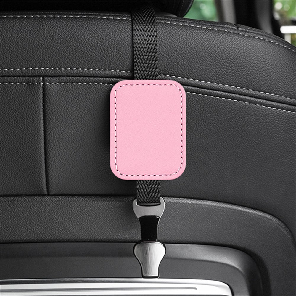 Car Headrest Hook Seat Back Hanger Suede Multifunction Storage Hook Auto Interior Organizer