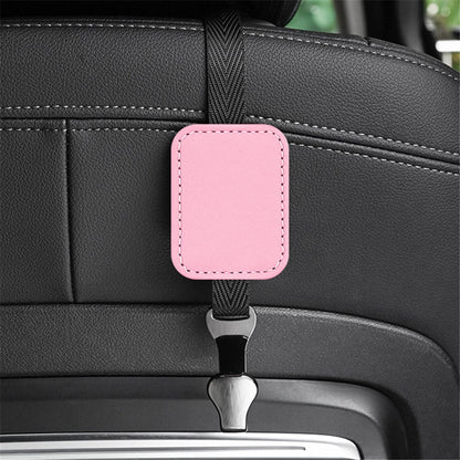 Car Headrest Hook Seat Back Hanger Suede Multifunction Storage Hook Auto Interior Organizer