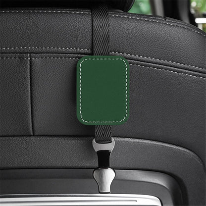 Car Headrest Hook Seat Back Hanger Suede Multifunction Storage Hook Auto Interior Organizer