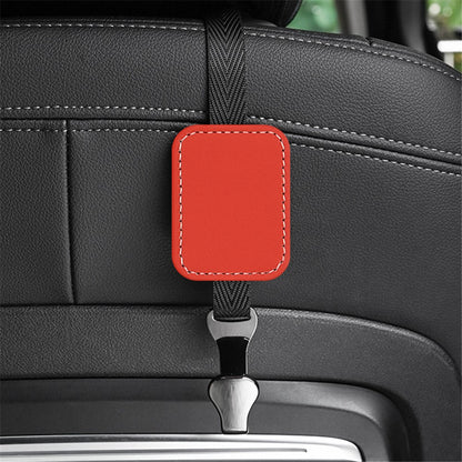 Car Headrest Hook Seat Back Hanger Suede Multifunction Storage Hook Auto Interior Organizer