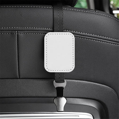 Car Headrest Hook Seat Back Hanger Suede Multifunction Storage Hook Auto Interior Organizer
