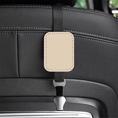 Car Headrest Hook Seat Back Hanger Suede Multifunction Storage Hook Auto Interior Organizer