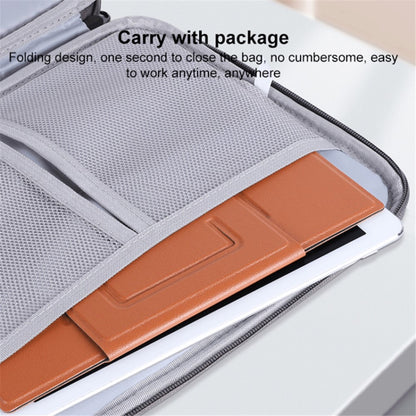 Portable Stand for 14-inch Laptop Magnetic PU Leather Notebook Foldable Holder Mount