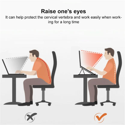 Portable Stand for 14-inch Laptop Magnetic PU Leather Notebook Foldable Holder Mount