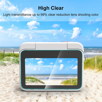 PULUZ PU870T For Insta360 GO 3 Screen + Lens Protector Tempered Glass HD Anti Scratch Film
