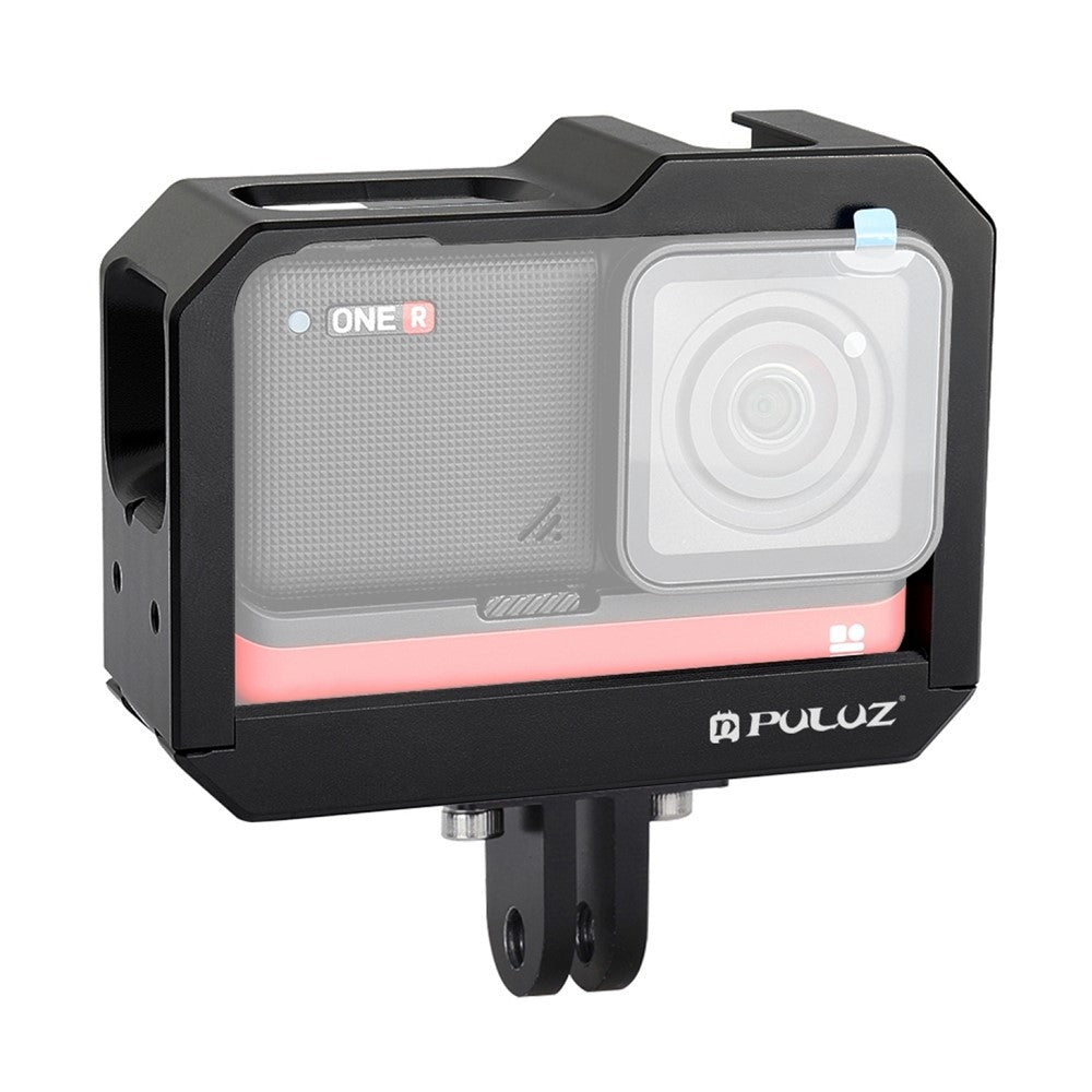 PULUZ PU511 For Insta360 ONE R Aluminum Alloy Frame Cold Shoe Mount Protective Cage