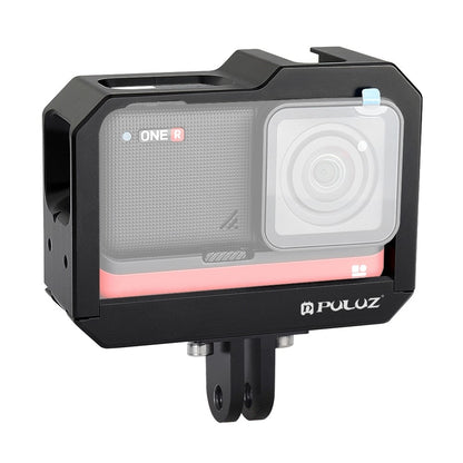 PULUZ PU511 For Insta360 ONE R Aluminum Alloy Frame Cold Shoe Mount Protective Cage