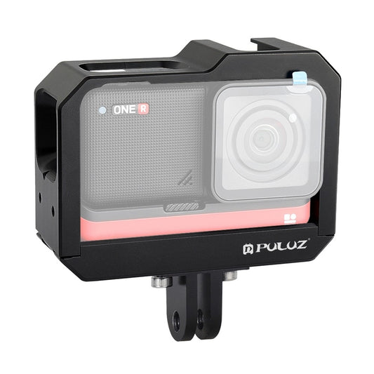 PULUZ PU511 For Insta360 ONE R Aluminum Alloy Frame Cold Shoe Mount Protective Cage