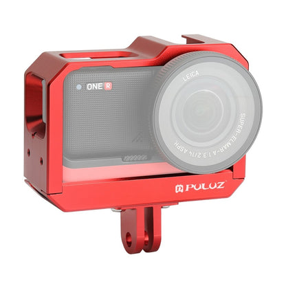 PULUZ PU511 For Insta360 ONE R Aluminum Alloy Frame Cold Shoe Mount Protective Cage